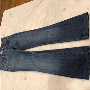 Citizens of Humanity size 25 low waist full leg